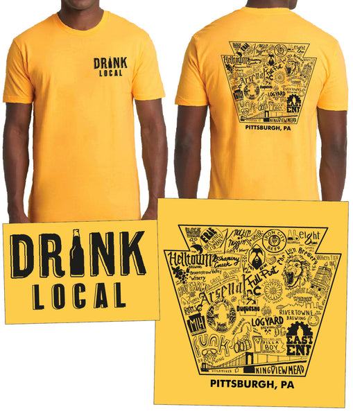 Drink Local T-shirt — Cardinal Spirits