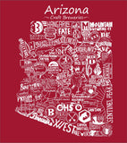 "Drink Local Beer" Arizona Brewery Tee
