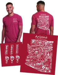 "Drink Local Beer" Arizona Brewery Tee