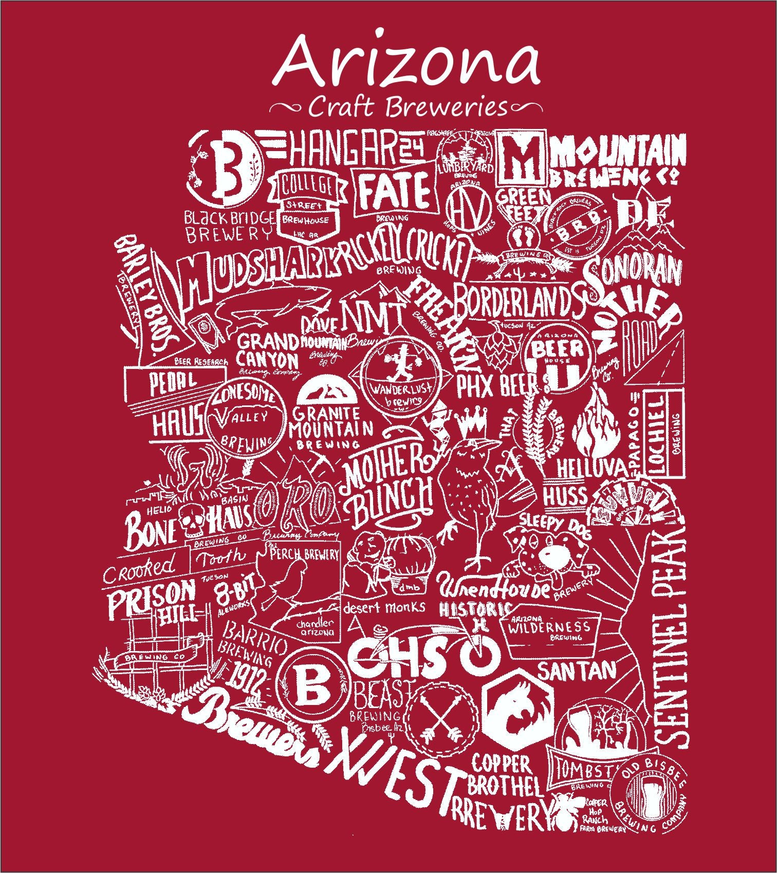 Drink Local T-shirt — Cardinal Spirits