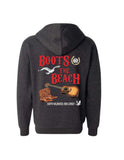 BB008 - Boots @ the Beach Official Zip Hoodie