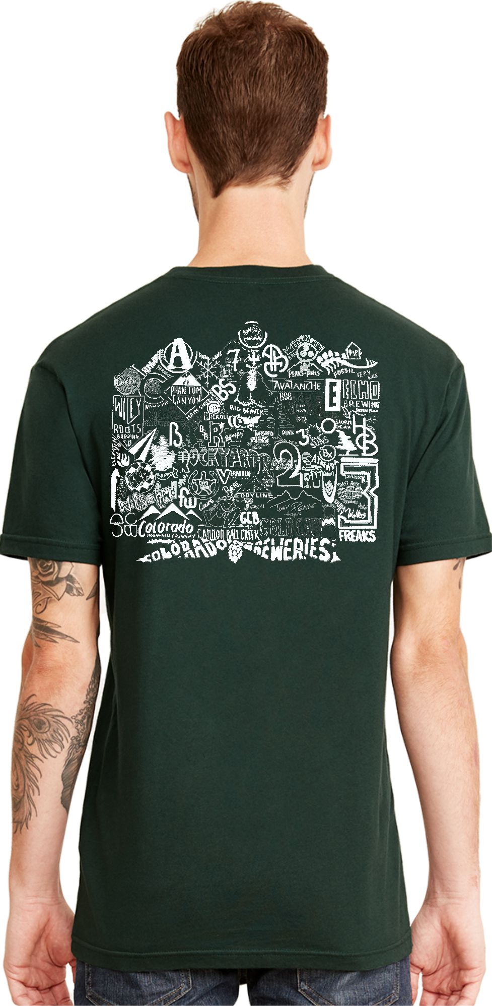 Drink Local Beer Colorado Brewery Tee | Open Mind Pocket Tees
