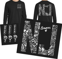 "Drink Local Beer" NJ Brewery Long Sleeve Tee