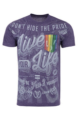 OM014- LGBT Pride- Heather Purple